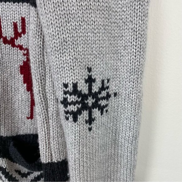 Wind River Deer Wool Blend Cowichan Sweater Size Medium - Picture 4 of 7